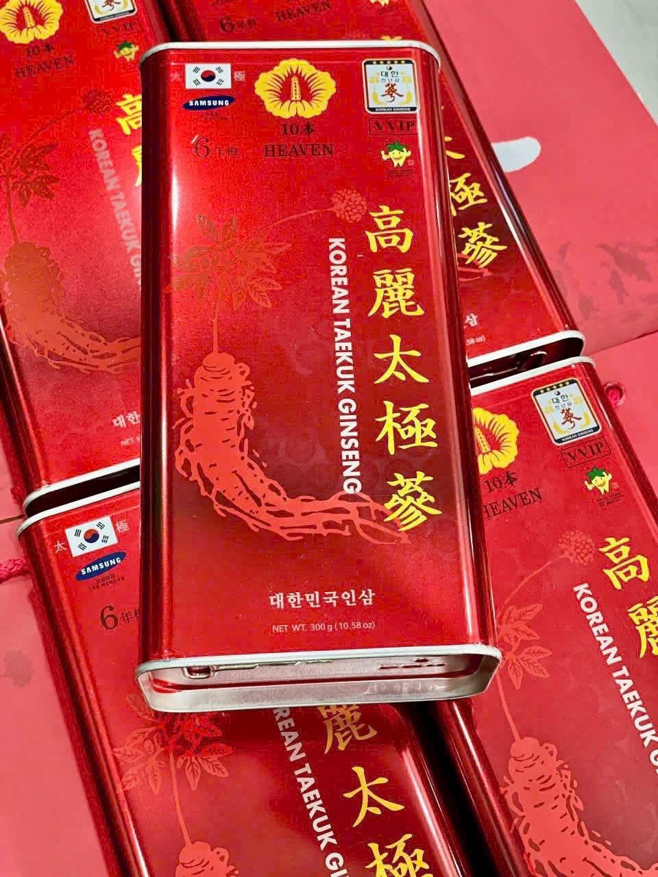 고려태극삼- HEAVEN KOREA TAEKUK GINSENG 300G (10 CỦ) - Ảnh 3