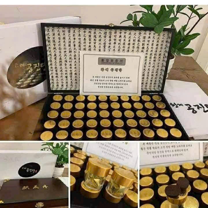 An cung ngưu hoàng hoàn Goryeo gongjindan gold 50 viên - Ảnh 2