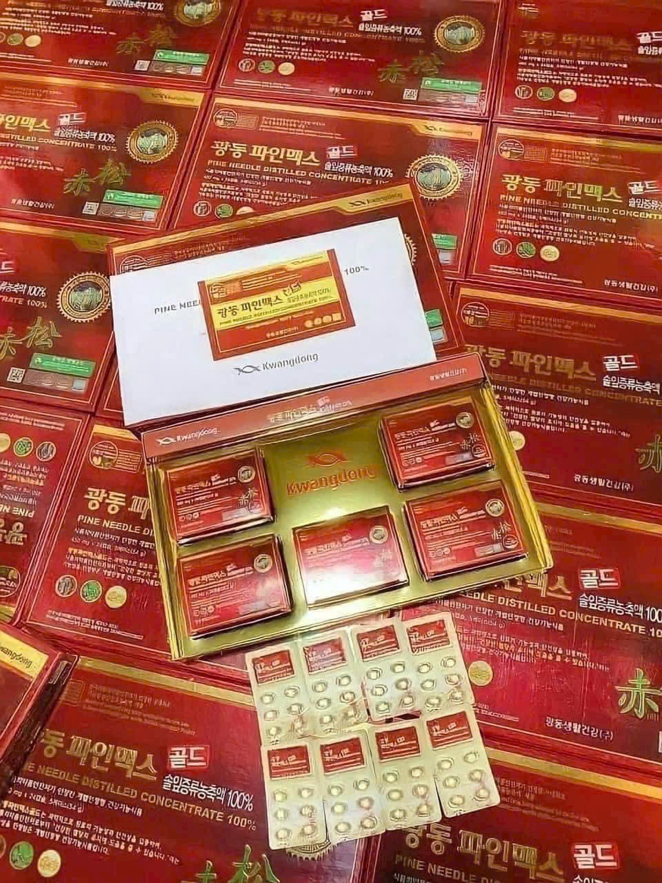 TINH DẦU THÔNG ĐỎ KWANGDONG HÀN QUỐC - 120 VIÊN