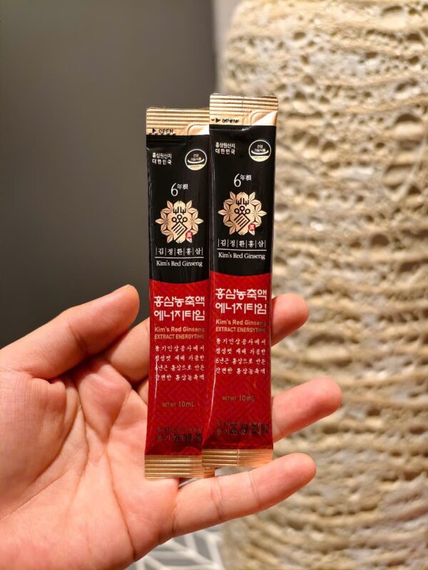 Nước hồng sâm stick 30 gói KIM'S RED GINSENG - Ảnh 5