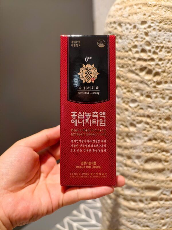 Nước hồng sâm stick 30 gói KIM'S RED GINSENG - Ảnh 4