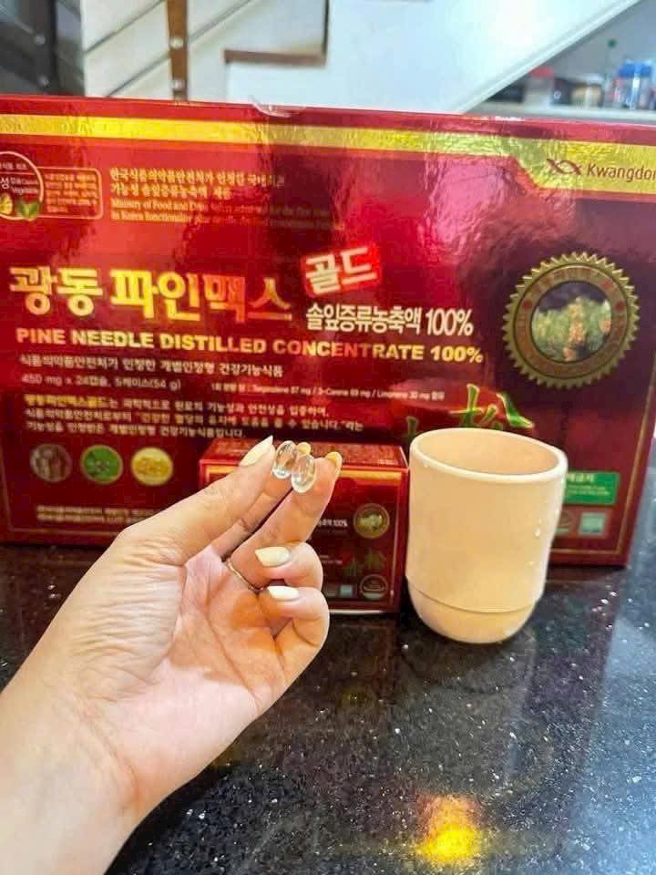 TINH DẦU THÔNG ĐỎ KWANGDONG HÀN QUỐC - 120 VIÊN - Ảnh 8