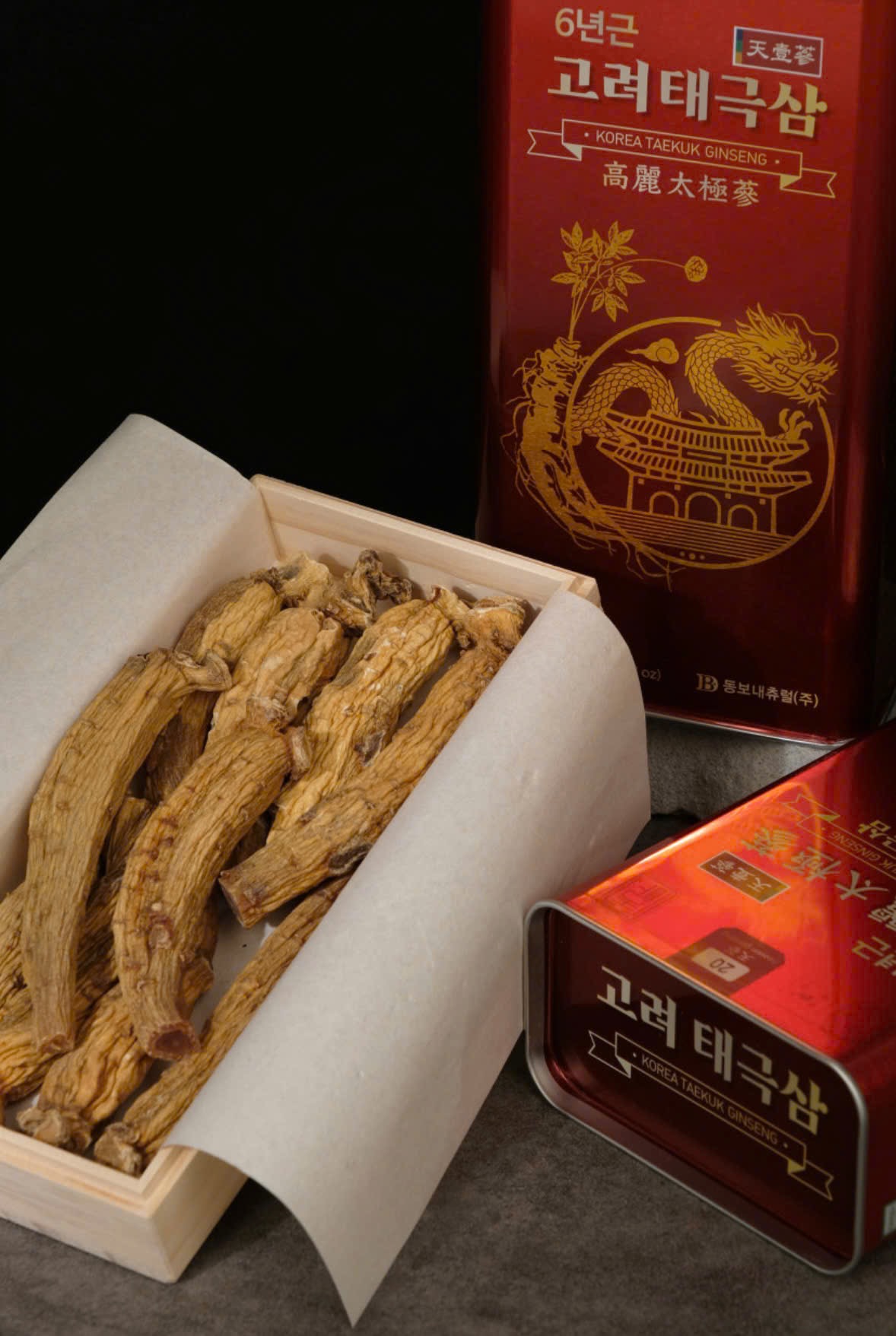 고려태극삼- HEAVEN KOREA TAEKUK GINSENG 300G (10 CỦ) - Ảnh 5