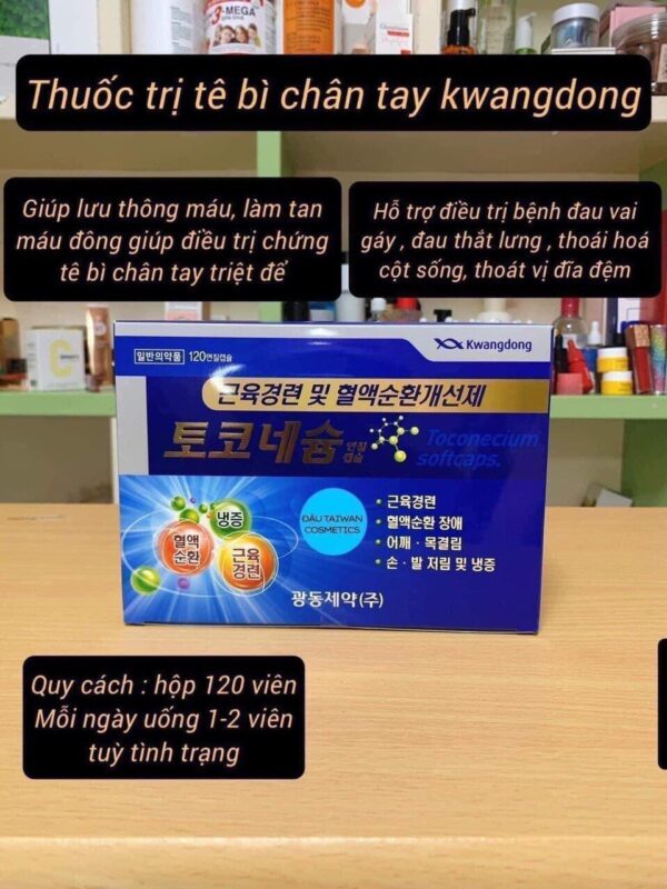 Viên chống Tê bì tay chân Toconecium Kwangdong Hàn Quốc