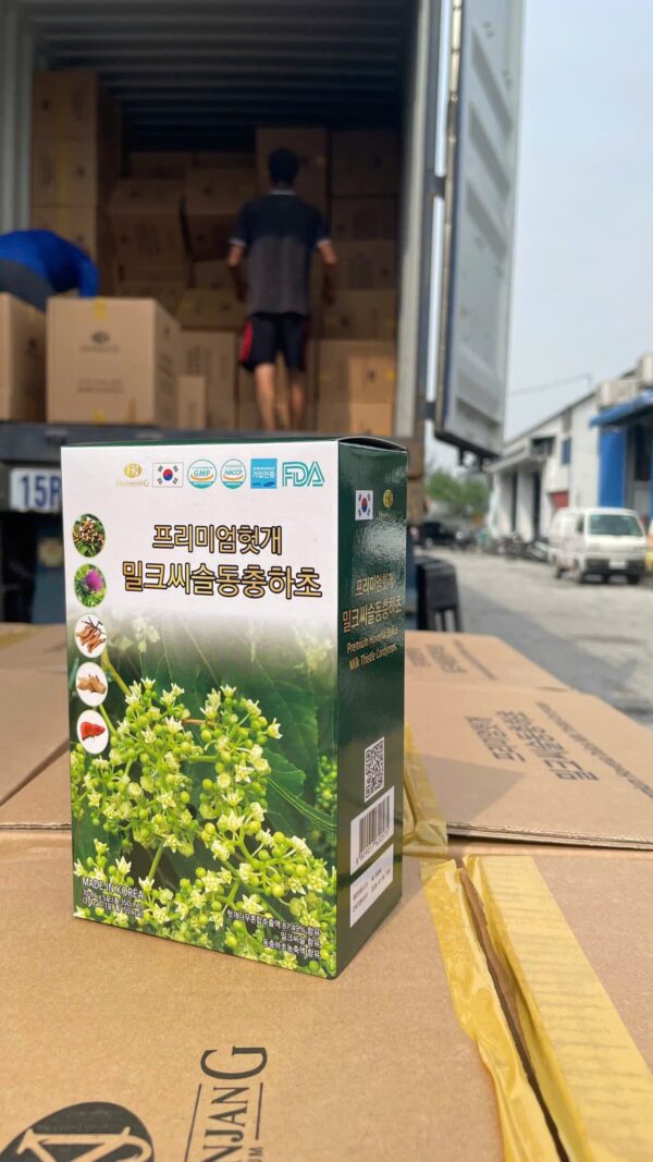 Nước bổ gan kế sữa 30 gói x 70ml Hàn Quốc - Ảnh 5