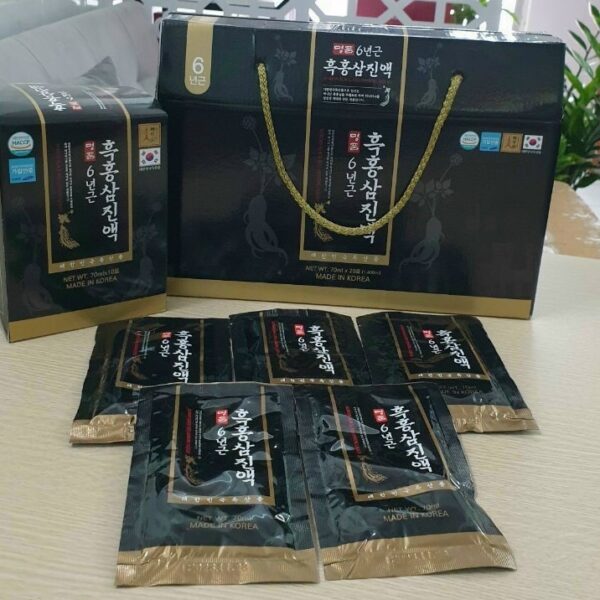 Nước Hắc Sâm Korea Black Red Ginseng Liquid Cao Cấp Hàn Quốc