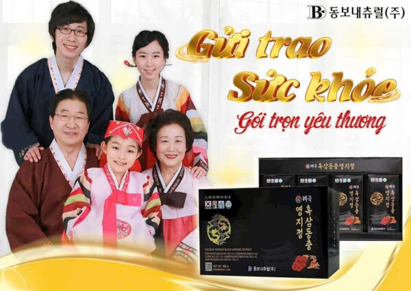 CAO HẮC SÂM ĐÔNG TRÙNG LINH CHI KOREA - Ảnh 6