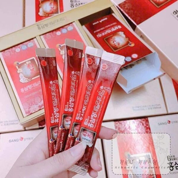 Nước hồng sâm SangA người lớn 30 gói x 10ml - Ảnh 2