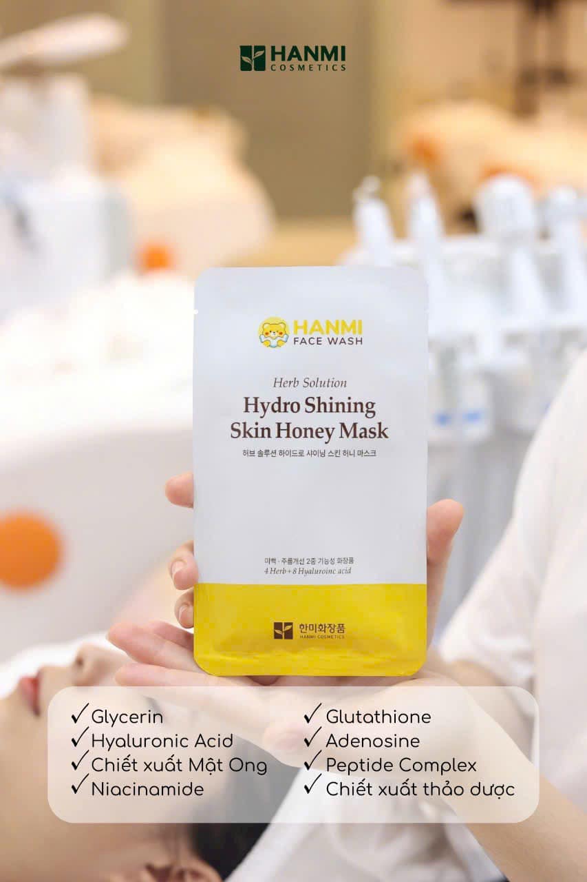 Mặt nạ hydro shining skin honey mask - Ảnh 8