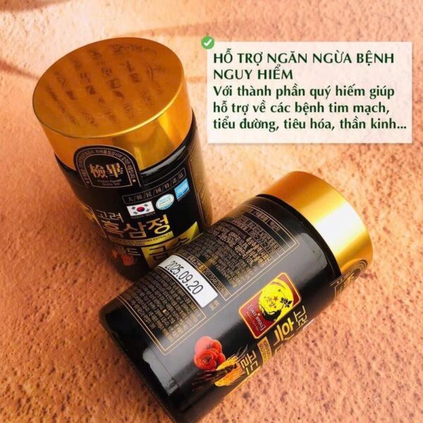 CAO HẮC SÂM ĐÔNG TRÙNG LINH CHI KOREA - Ảnh 8