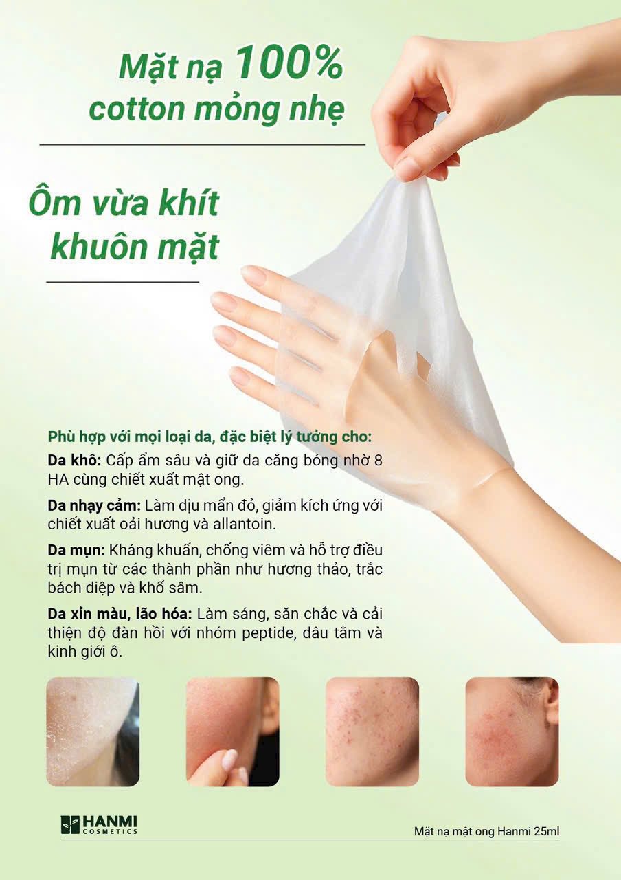 Mặt nạ hydro shining skin honey mask - Ảnh 10