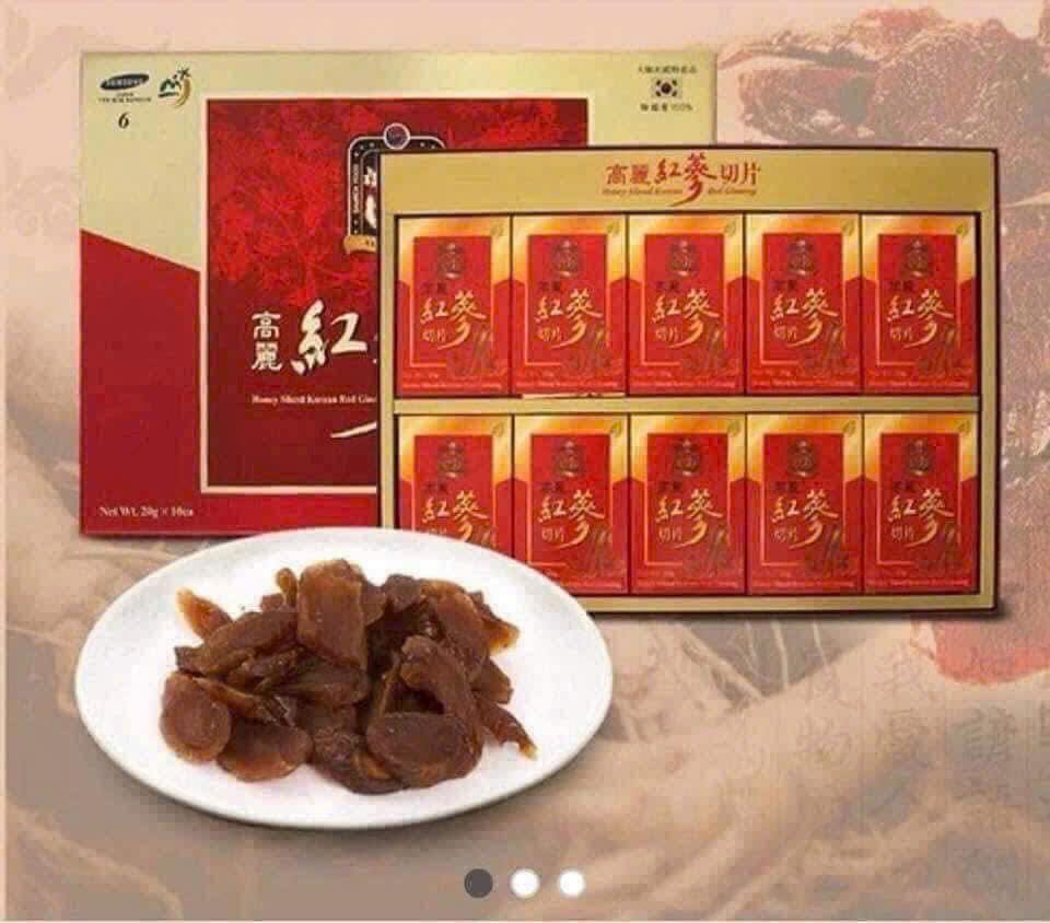 Hồng Sâm thái lát tẩm Mật Ong SAMBOK - Ảnh 2