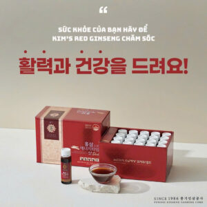 EnergytimeShot từ Kim’s Red Ginseng hộp 20 ống x 20ml