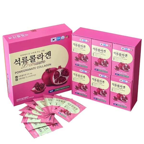 NƯỚC COLLAGEN LỰU HỘP 60 GÓI - Ảnh 3