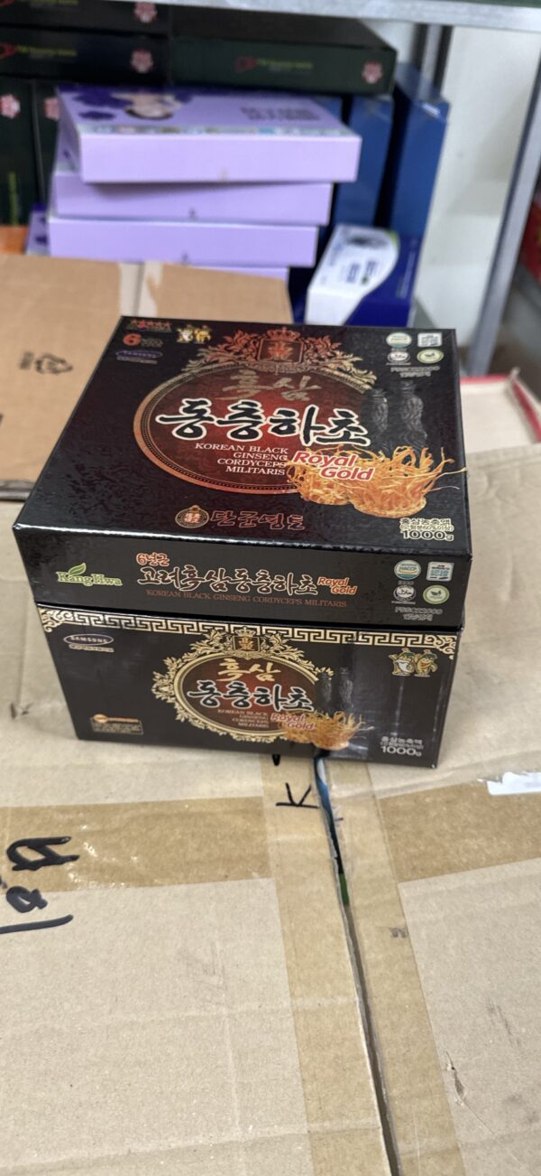Cao hắc sâm đông trùng hạ thảo KangHwa hũ 1kg - Ảnh 2