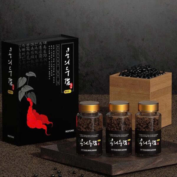 Viên uống Hà thủ ô hộp 3 lọ x 100gr Hàn Quốc - Ảnh 3