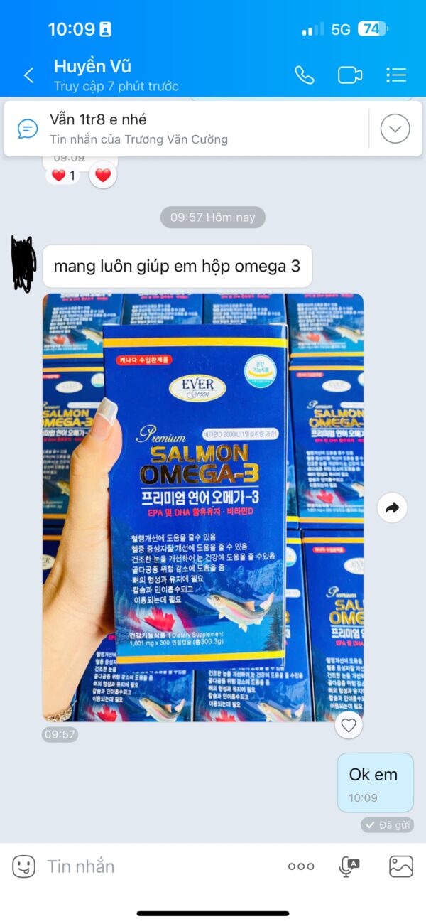 𝐃Ầ𝐔 𝐂Á 𝐎𝐌𝐄𝐆𝐀 𝟑 cá hồi xanh 𝐇À𝐍 𝐐𝐔Ố𝐂 - Ảnh 3