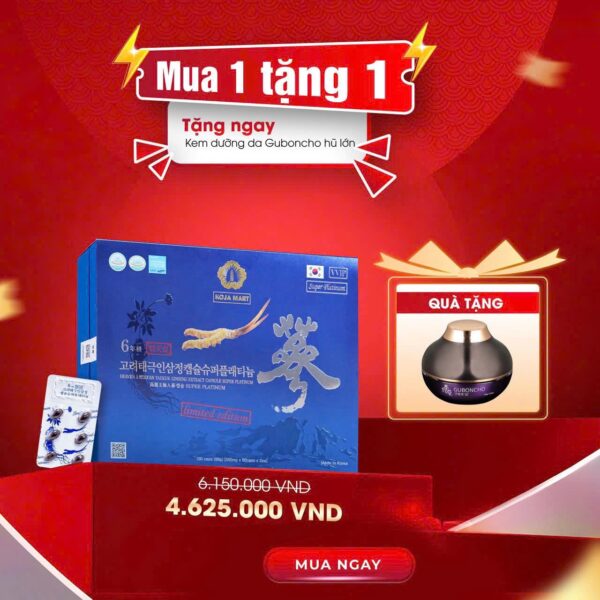 Viên thiên sâm đông trùng hạ thảo Hàn Quốc King Ginseng hộp 180 viên - Ảnh 3