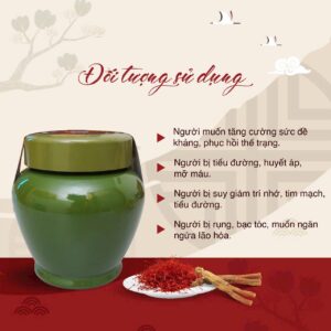 Alternative view of CAO HỒNG SÂM NHUỴ HOA NGHỆ TÂY SAFFRON