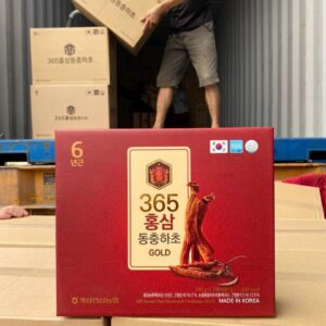 Alternative view of CHIẾT XUẤT HỒNG SÂM HÀN QUỐC & ĐÔNG TRÙNG HẠ THẢO 365 KOREAN RED GINSENG & CORDYCEPS GOLD Hộp 2 lọ x 250gr