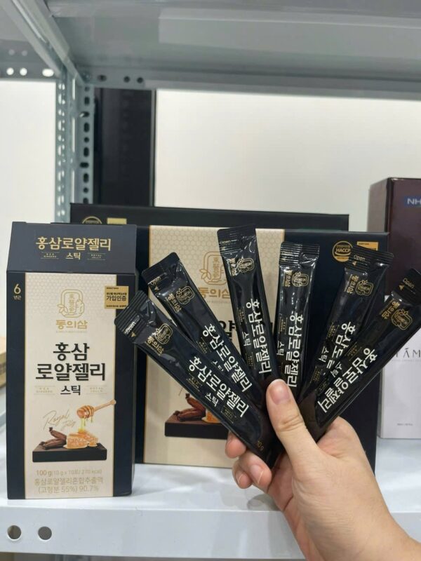Tinh Chất Hồng Sâm Mật Ong Hàn Quốc Royal Jelly Stick Hộp 30 gói - Ảnh 4