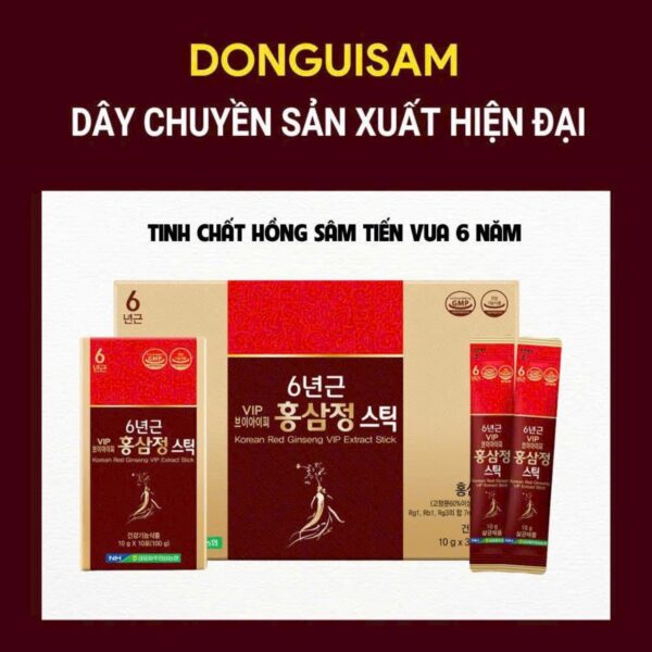 Cao Hồng Sâm Tiến Vua 6 Năm Vip Cao Cấp Hàn Quốc Donguisam - Ảnh 5