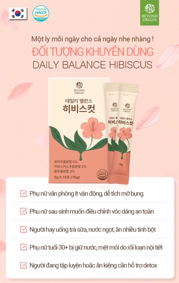 [Beyond] Trà Thanh Lọc Giảm Cân Hibiscus Daily Balance