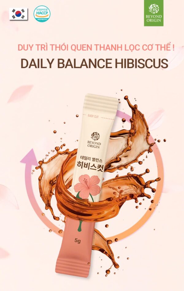 [Beyond] Trà Thanh Lọc Giảm Cân Hibiscus Daily Balance - Ảnh 6