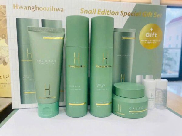 [Hwanghoozihwa] Bộ Mỹ Phẩm Ốc Sên Cao Cấp – Snail Edition Set 3+1