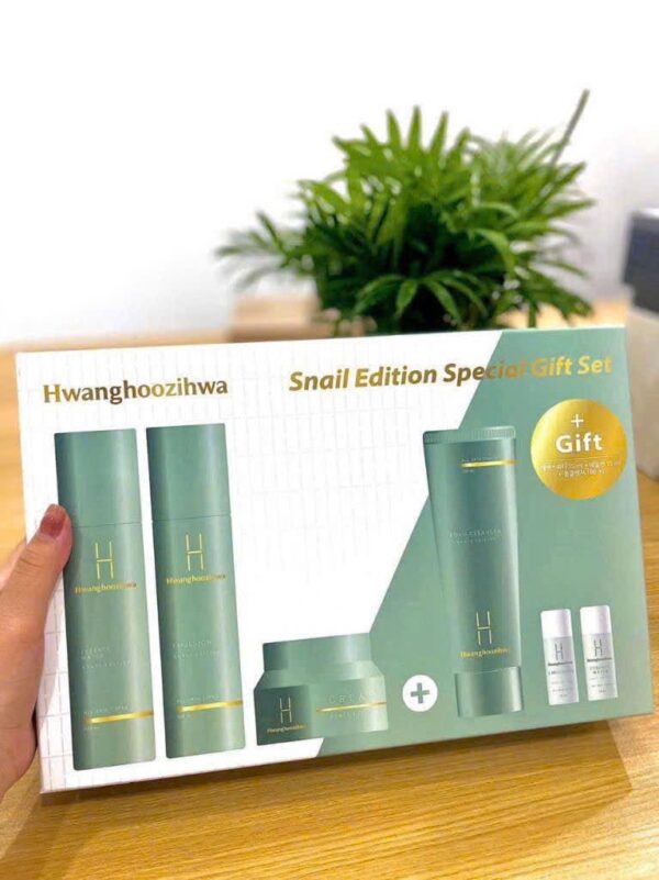 [Hwanghoozihwa] Bộ Mỹ Phẩm Ốc Sên Cao Cấp – Snail Edition Set 3+1 - Ảnh 3