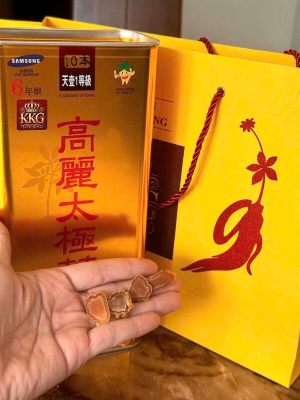 thiên sâm KKG (thái cực sâm) ,được chọn lọc kỹ càng từ những củ sâm 6 năm tuổi - Ảnh 2