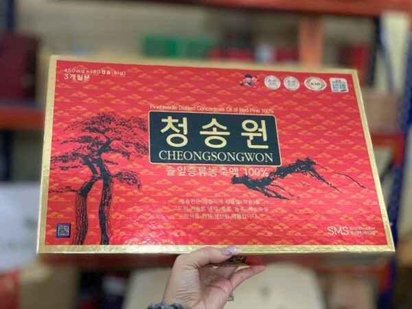 TINH DẦU THÔNG ĐỎ CHEONG SONG WON CAO CẤP ( 180 VIÊN)