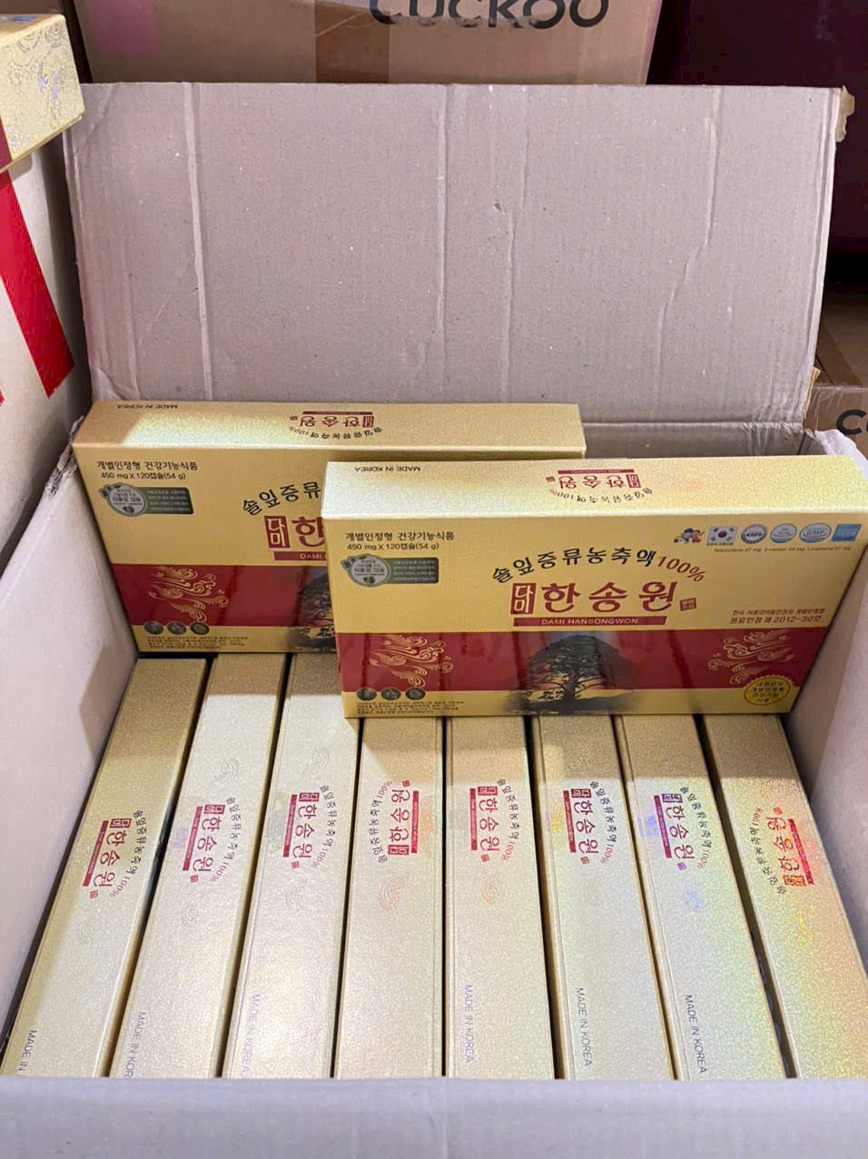 Tinh dầu thông đỏ chính phủ Dami Hansongwon - Ảnh 2