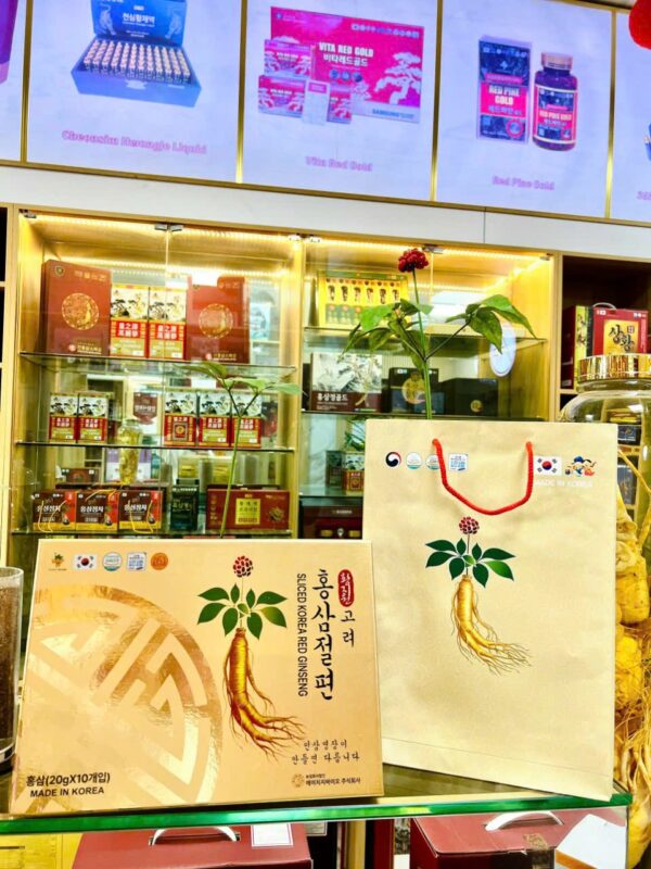 Hồng sâm lát SLICED KOREA RED GINSENG
