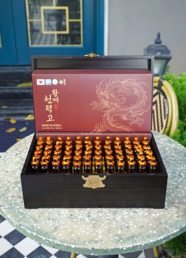 TINH CHẤT SÂM NÚI TRẦM HƯƠNG GOLDEN DRAGON HỘP 60 ống x 20ml - Ảnh 4