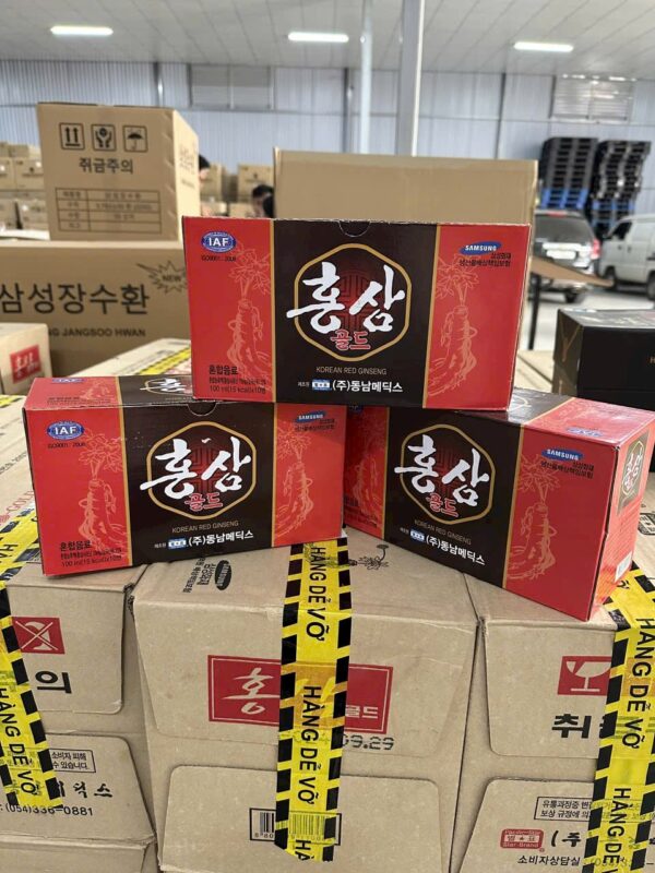 NƯỚC HỒNG SÂM HỘP 10 CHAI