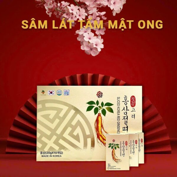 Hồng sâm lát SLICED KOREA RED GINSENG - Ảnh 6