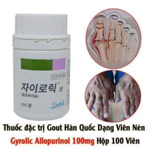 VIÊN UỐNG ĐẶC TRỊ GÚT #자이로릭 🇰🇷 HÀN QUỐC