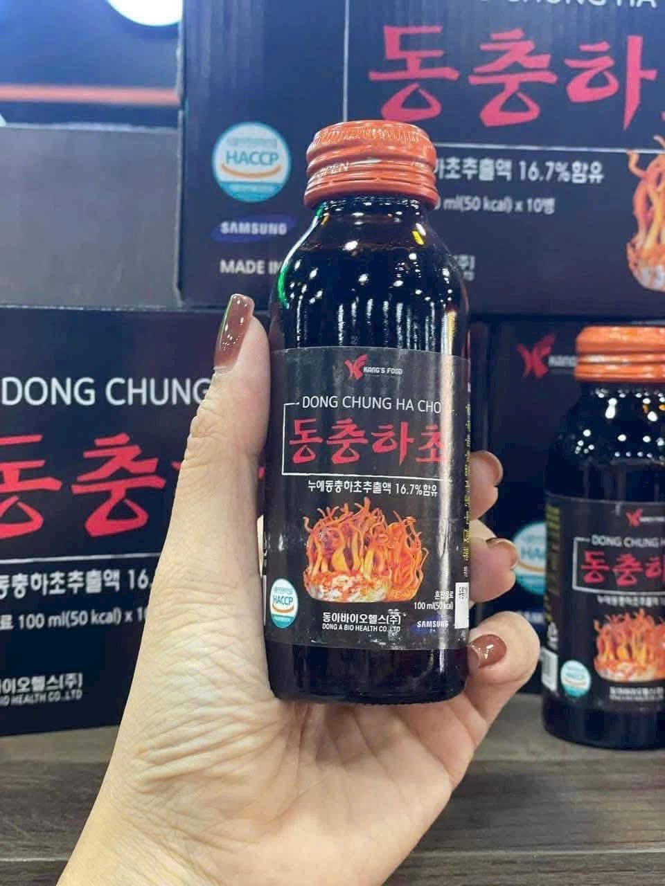 NƯỚC ĐÔNG TRÙNG HẠ THẢO HỘP 10 CHAI - Ảnh 8