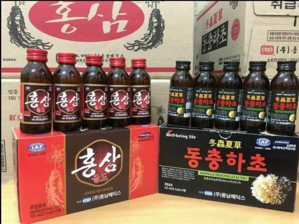 NƯỚC HỒNG SÂM HỘP 10 CHAI - Ảnh 3