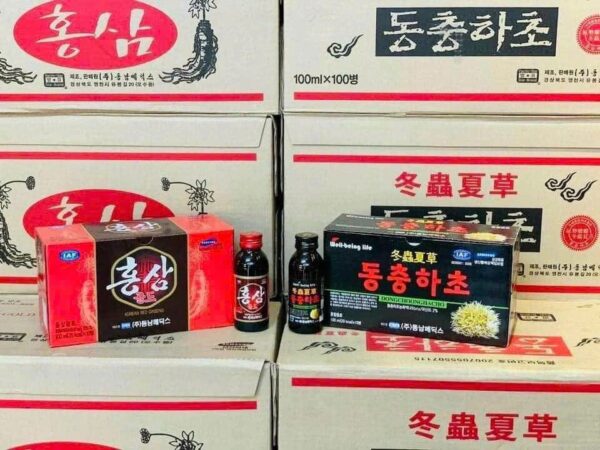 NƯỚC HỒNG SÂM HỘP 10 CHAI - Ảnh 2