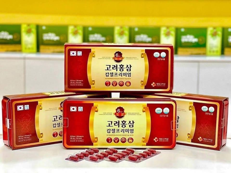 VIÊN Bổ Tổng Hợp Sâm Nhung Đông Trùng Daedong KOREA