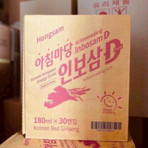 NƯỚC HỒNG SÂM TĂNG LỰC LON Achimmadang Hàn Quốc