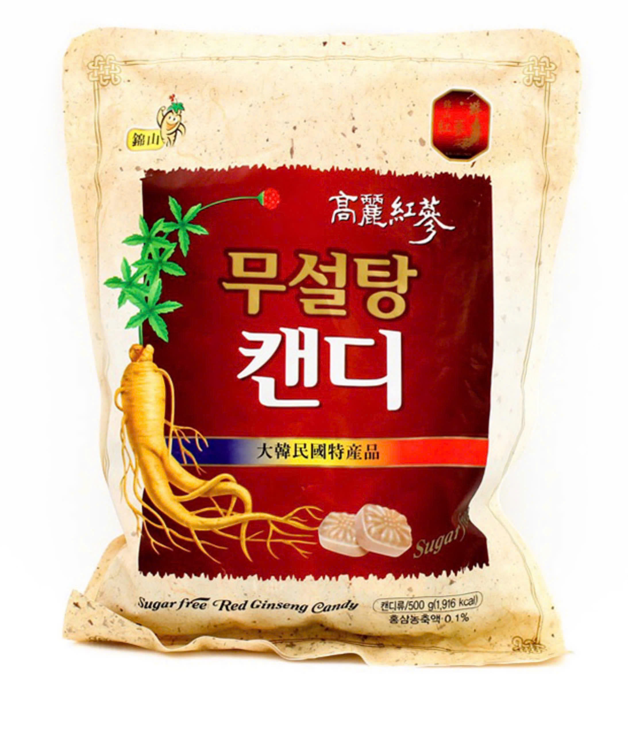 Kẹo hồng sâm free suger túi 500gr - Ảnh 8