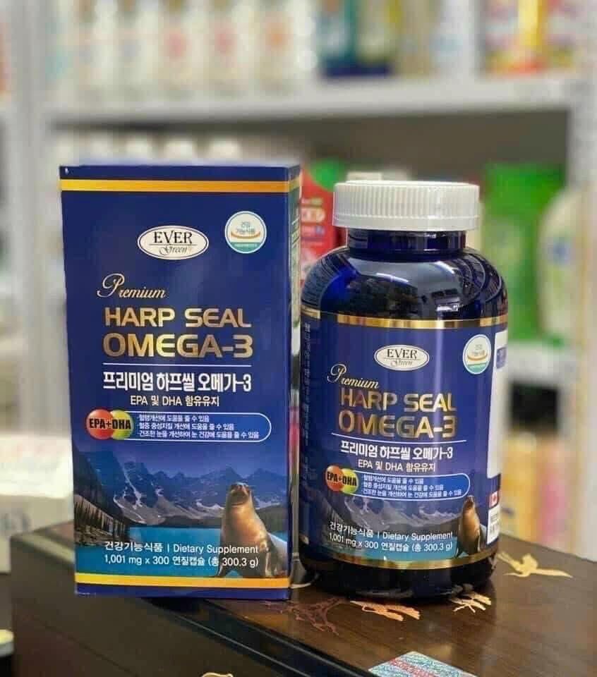 DẦU CÁ OMEGA 3 hải cẩu xanh HÀN QUỐC