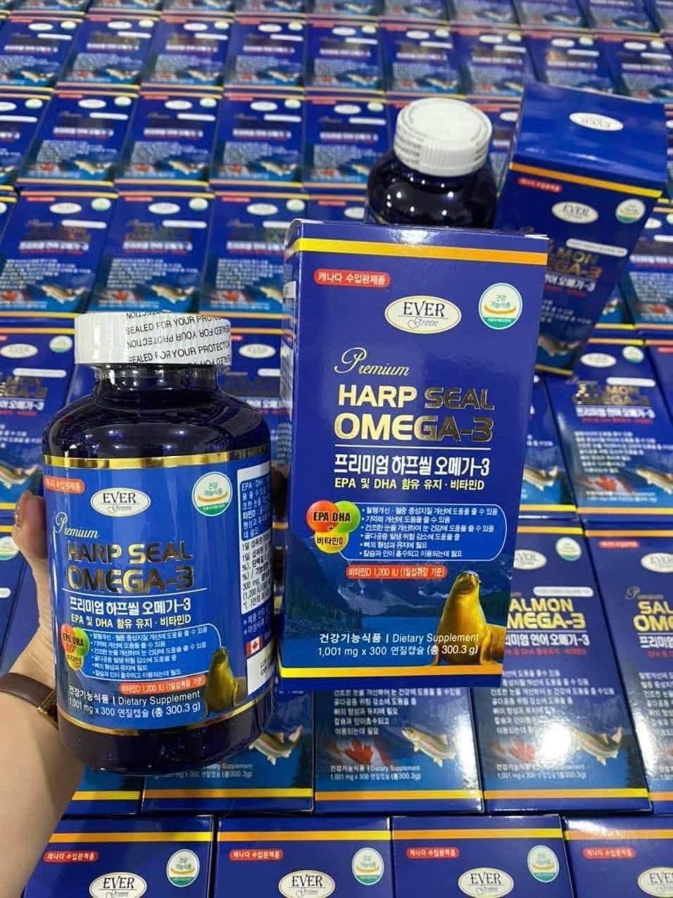 DẦU CÁ OMEGA 3 hải cẩu xanh HÀN QUỐC - Ảnh 4