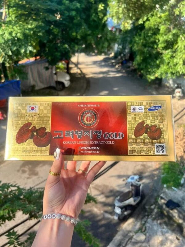 Cao Linh Chi Pocheon Hàn Quốc Hộp 5 lọ x 50g - Ảnh 6