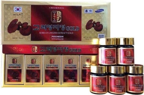 Cao Linh Chi Pocheon Hàn Quốc Hộp 5 lọ x 50g - Ảnh 5