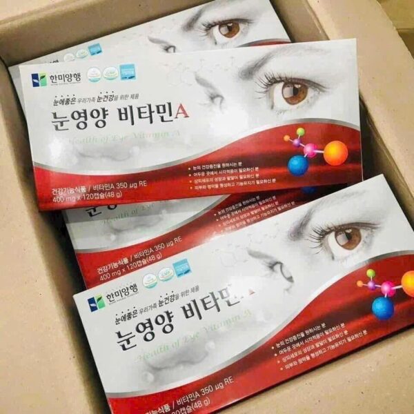 Viên Bổ Mắt Vitamin A Hanmi 120 Viên Của Hàn Quốc - Ảnh 2
