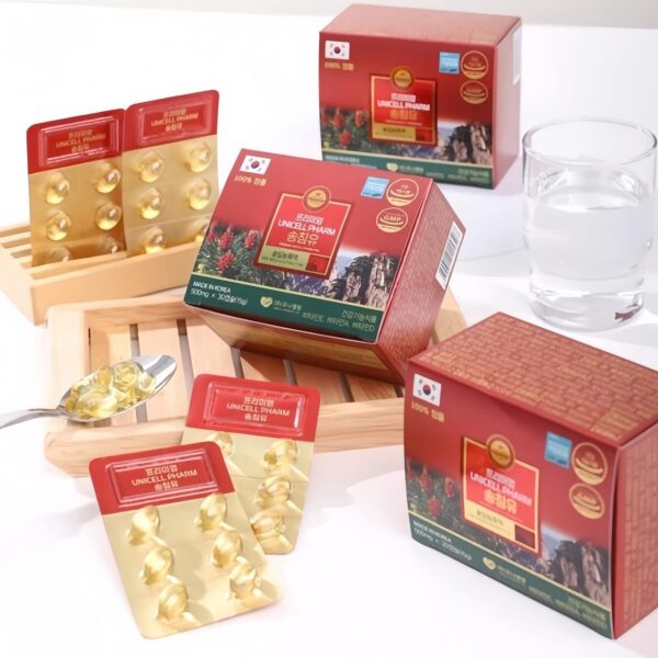 Tinh dầu thông đỏ Unicell Premium Hàn Quốc - Ảnh 8